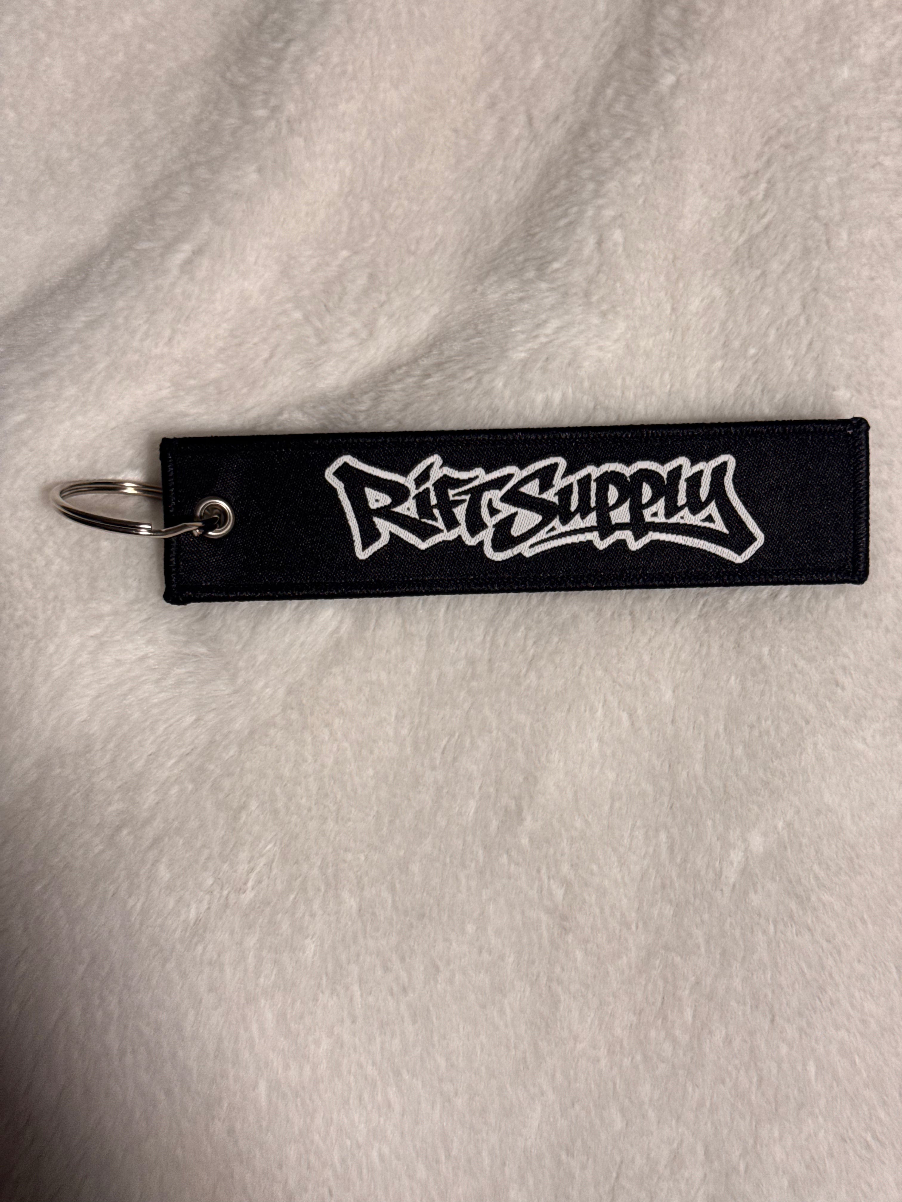 Rift Supply Signature Black Keychain